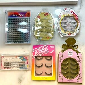 Bundle of 6 brand new eyelashes/lashes
